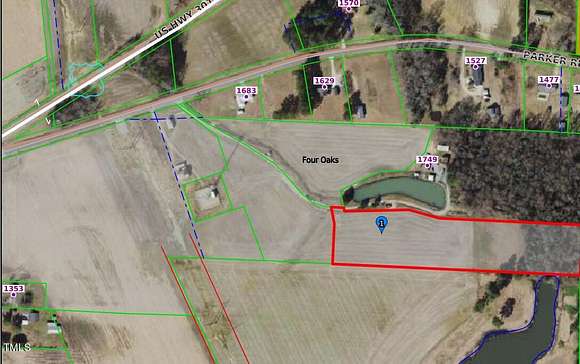 4.9 Acres of Residential Land for Sale in Four Oaks, North Carolina