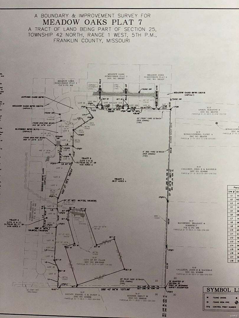 39.36 Acres of Agricultural Land for Sale in St. Clair, Missouri