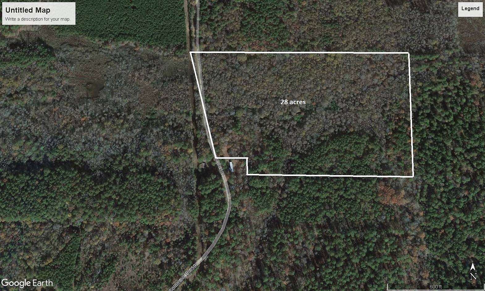 28 Acres of Recreational Land for Sale in McNeil, Arkansas