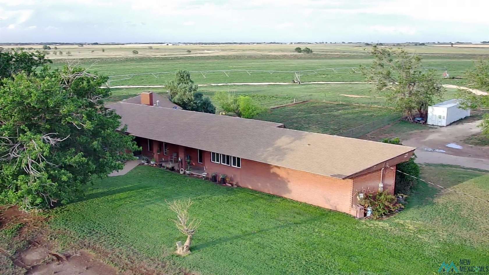 157 Acres of Agricultural Land with Home for Sale in Clovis, New Mexico