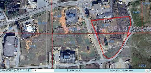 5.3 Acres of Commercial Land for Sale in Alexander City, Alabama
