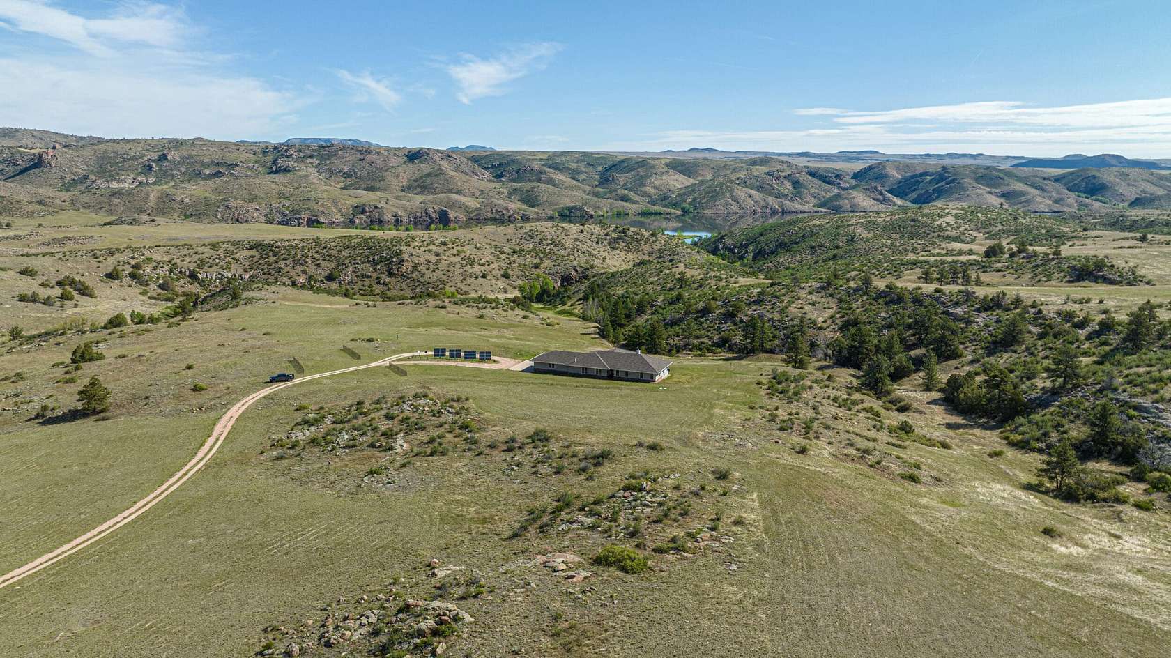 303 Acres of Recreational Land with Home for Sale in Livermore, Colorado