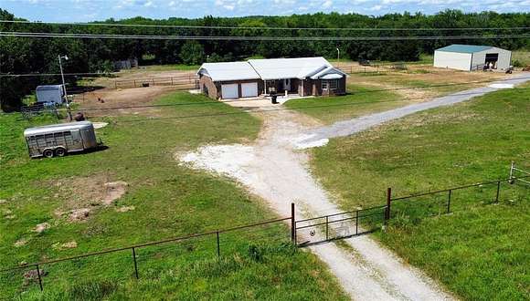 5 Acres of Residential Land with Home for Sale in Okemah, Oklahoma