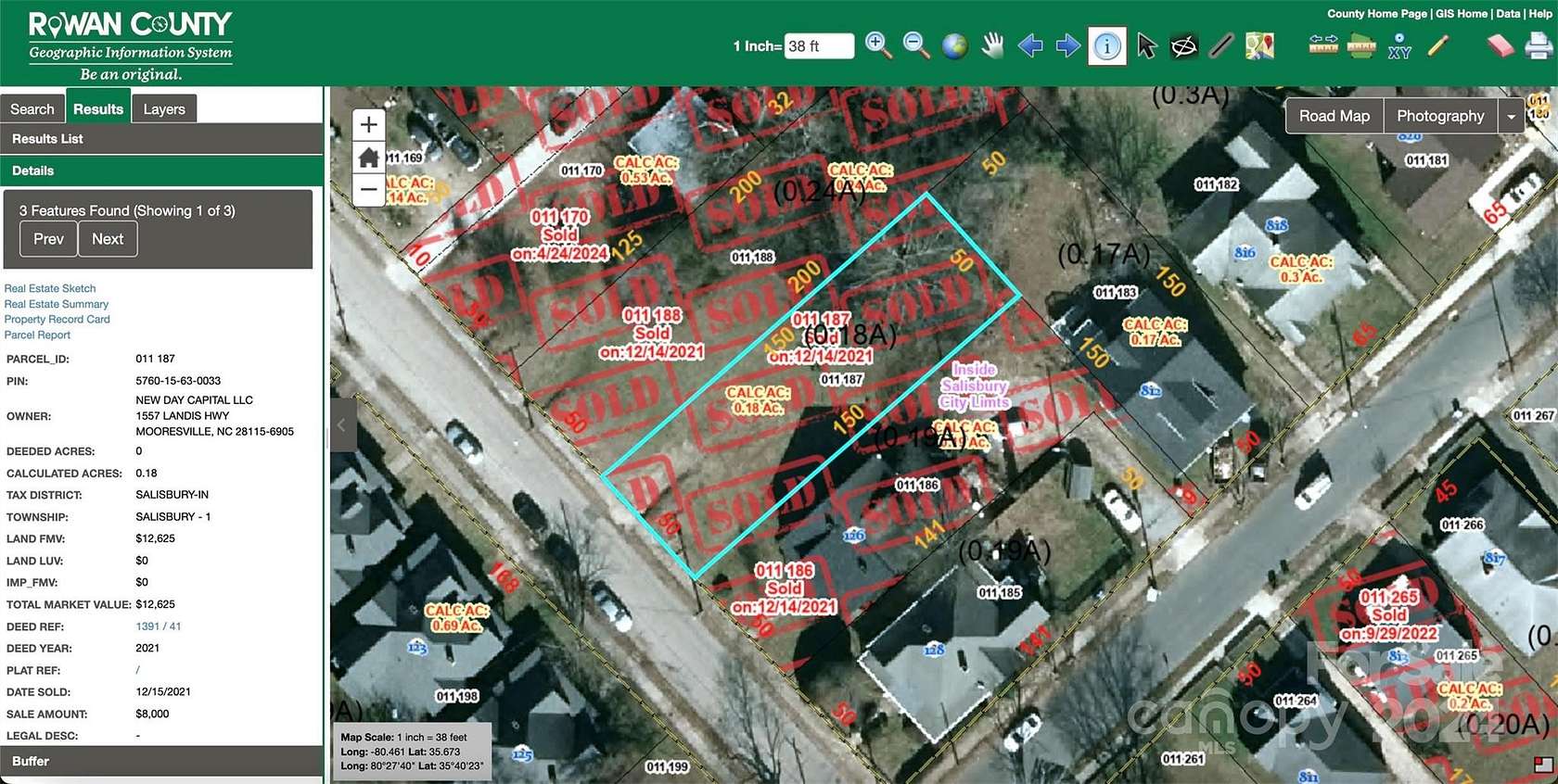 0.18 Acres of Residential Land for Sale in Salisbury, North Carolina