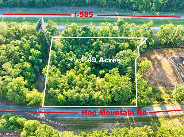 1.49 Acres of Commercial Land for Sale in Flowery Branch, Georgia