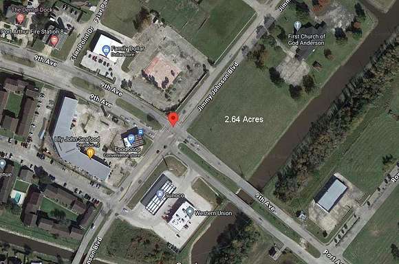 2.64 Acres of Commercial Land for Sale in Port Arthur, Texas