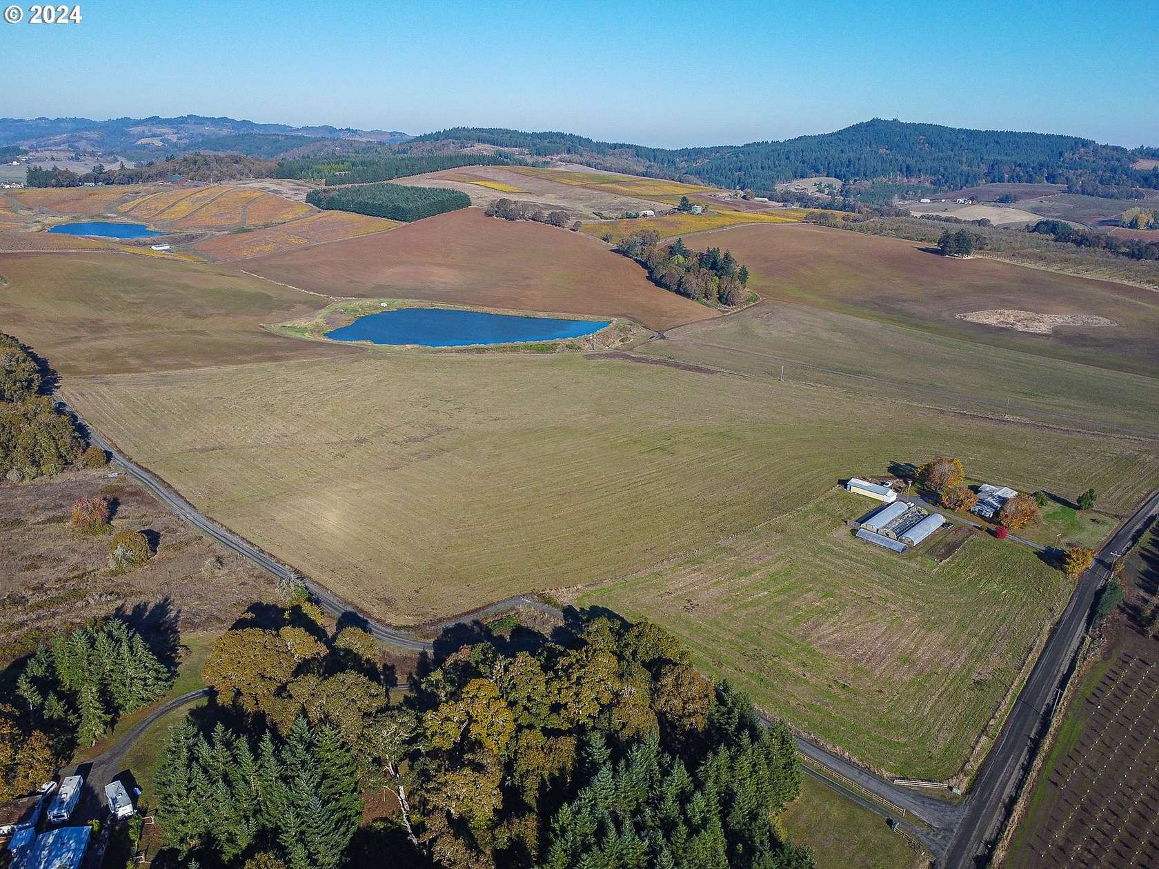 214.45 Acres of Land with Home for Sale in Rickreall, Oregon