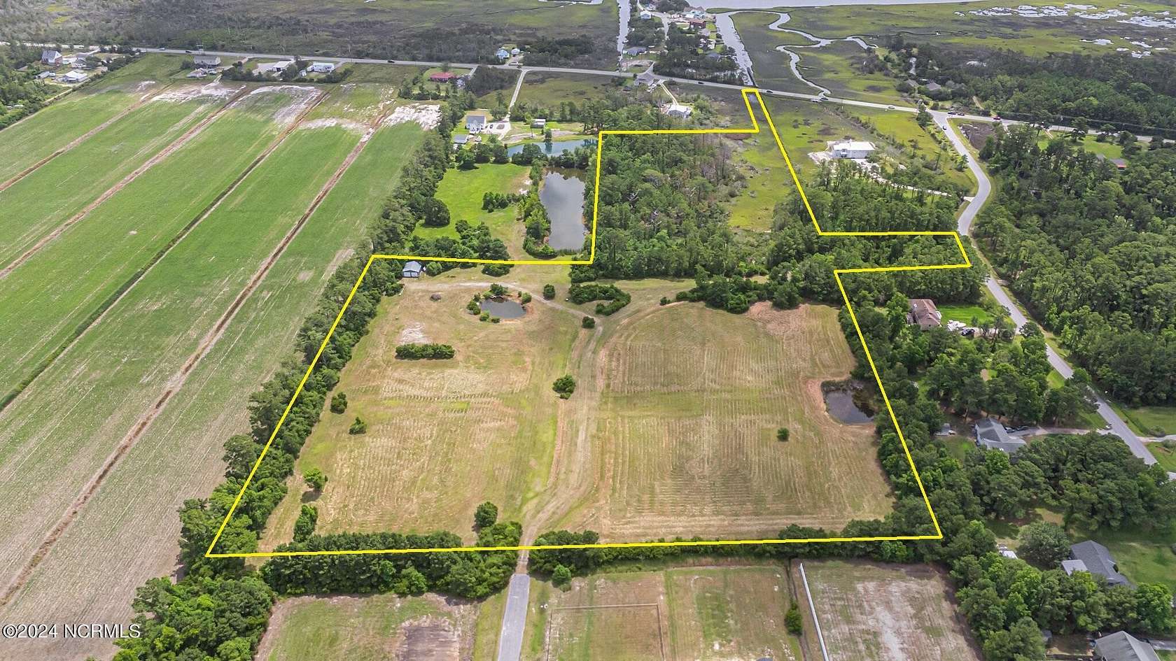 18.51 Acres of Land for Sale in Beaufort, North Carolina