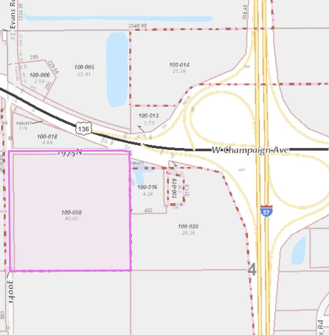 40 Acres of Land for Sale in Rantoul, Illinois