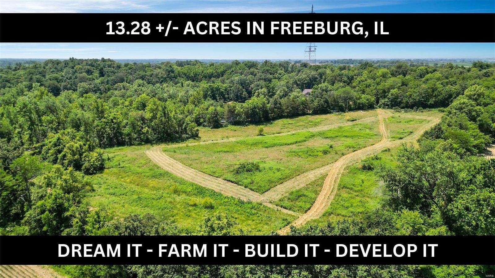 13.28 Acres of Land for Sale in Freeburg, Illinois