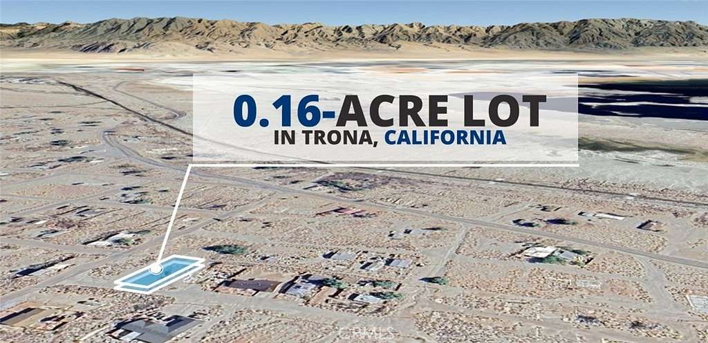 0.161 Acres of Residential Land for Sale in Trona, California