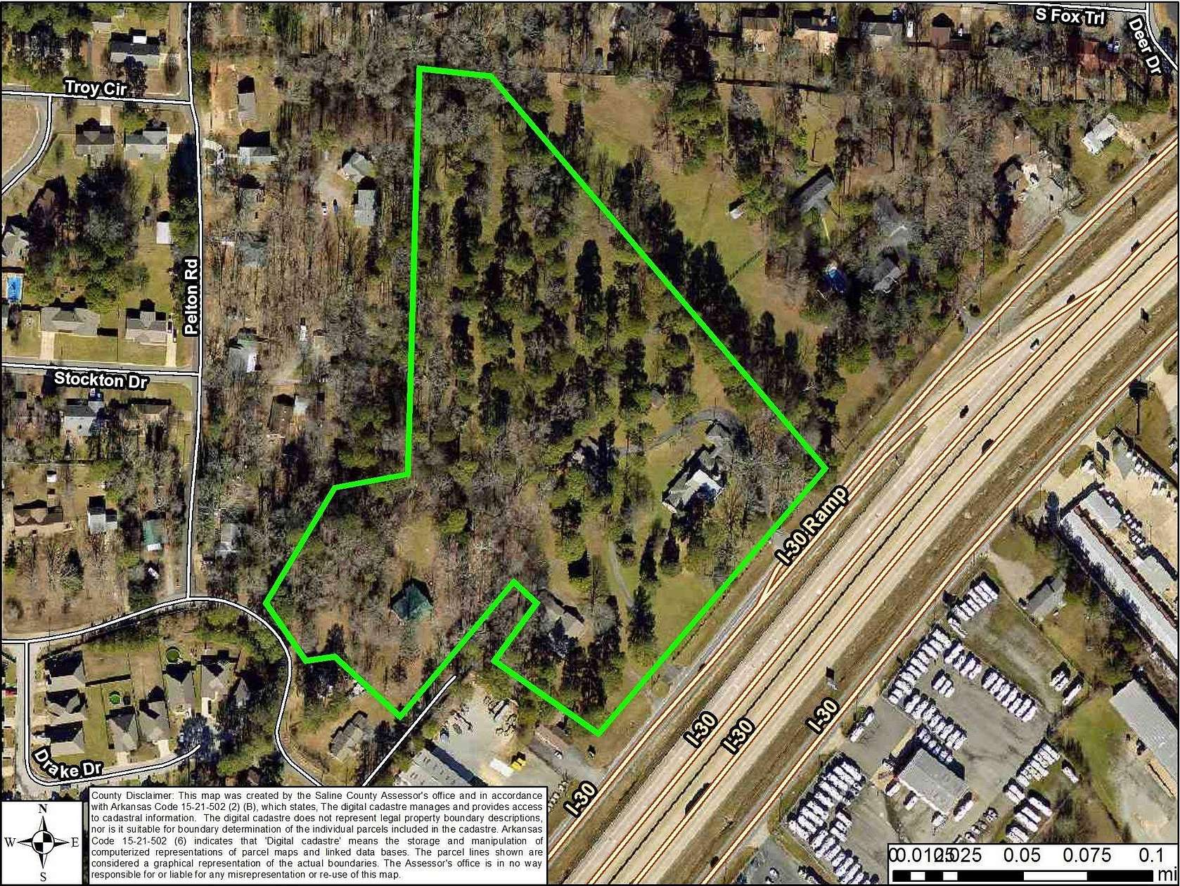 12.38 Acres of Improved Commercial Land for Sale in Benton, Arkansas