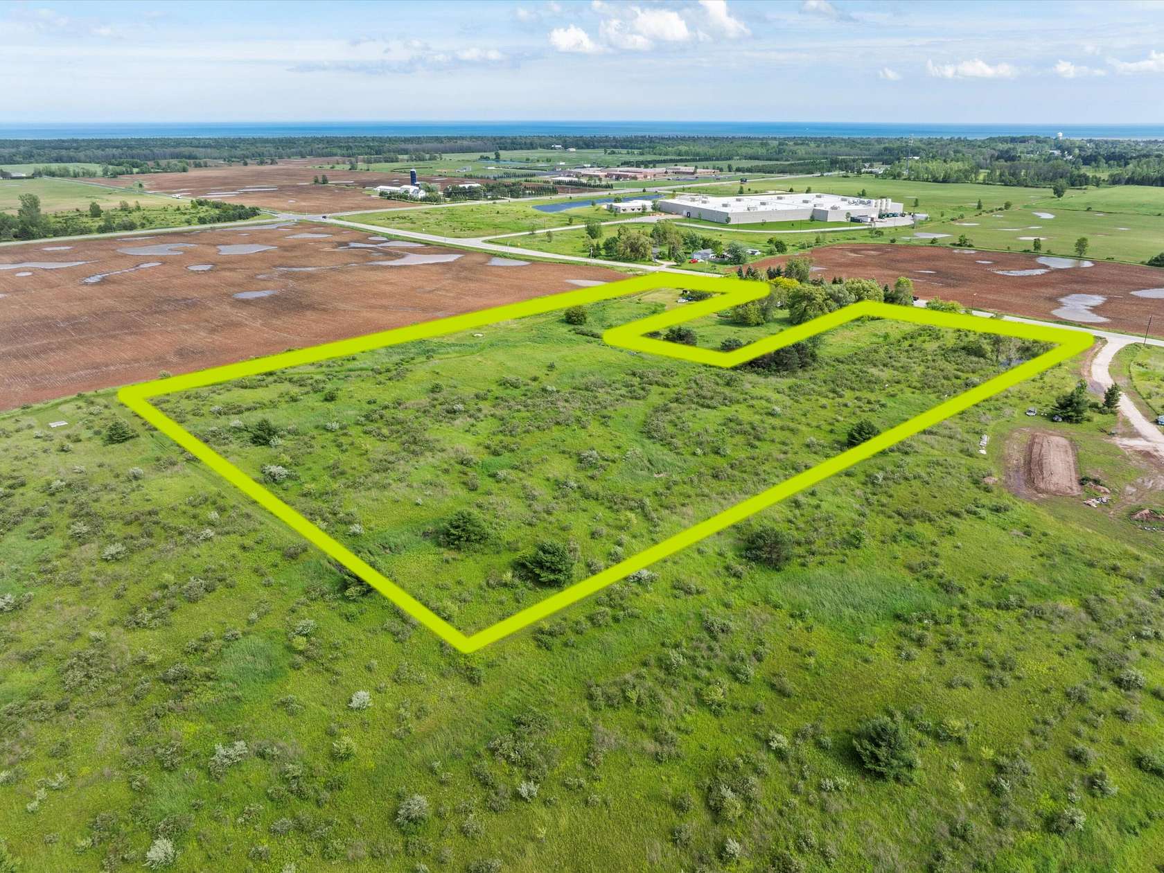 12.8 Acres of Recreational Land for Sale in Two Rivers, Wisconsin