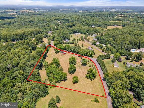 5.55 Acres of Residential Land with Home for Sale in Culpeper, Virginia