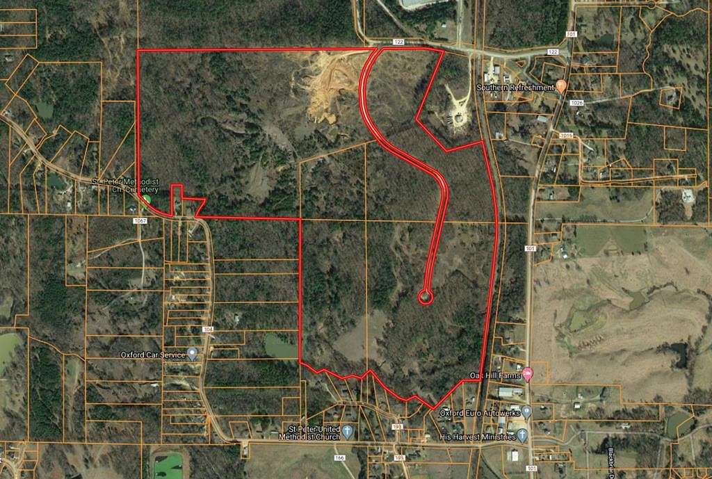 273 Acres of Land for Sale in Oxford, Mississippi