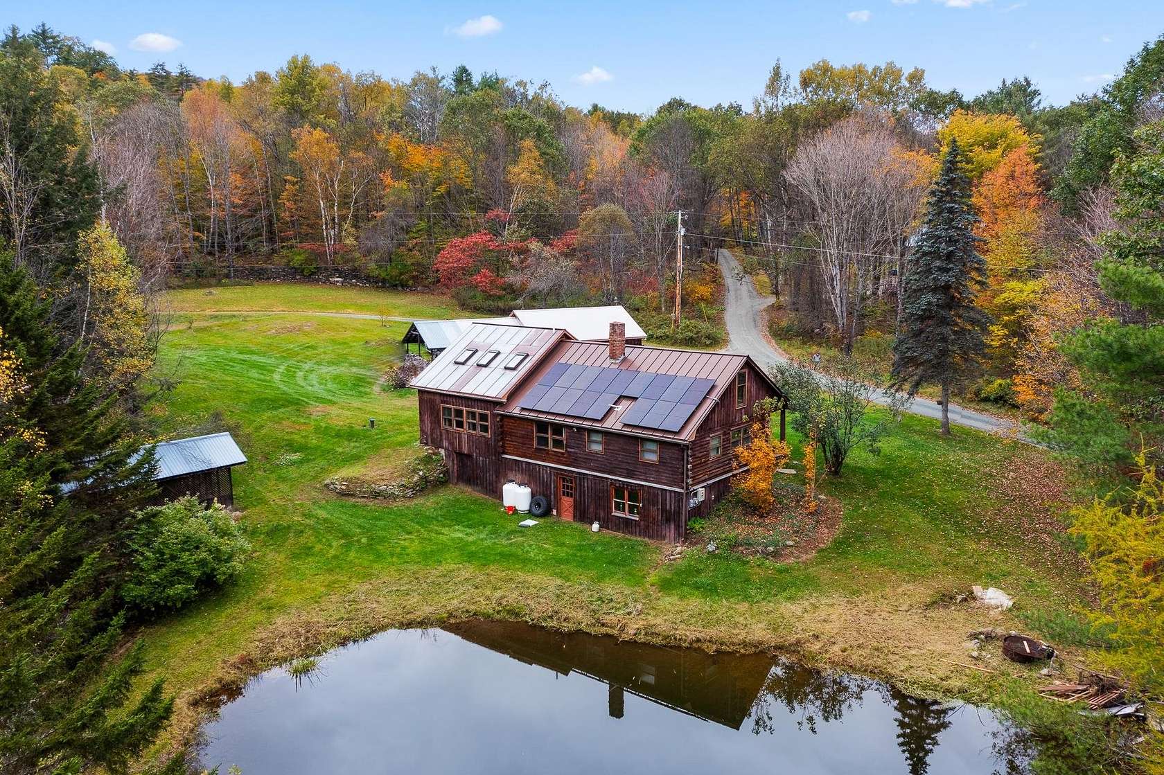 2 Acres of Residential Land with Home for Sale in Hartland, Vermont