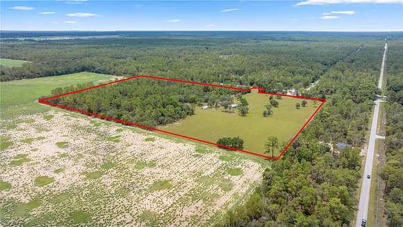 26.39 Acres of Agricultural Land with Home for Sale in Dunnellon, Florida