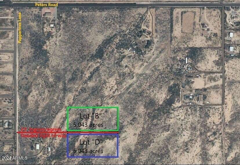 5.01 Acres of Residential Land for Sale in Casa Grande, Arizona