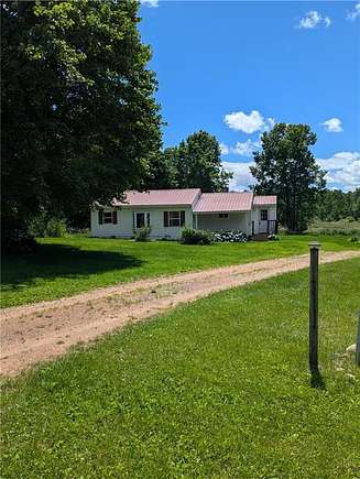8.56 Acres of Residential Land with Home for Sale in Stanley, Wisconsin