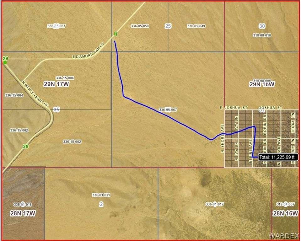 1.25 Acres of Residential Land for Sale in Meadview, Arizona