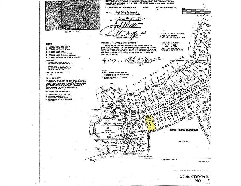 0.515 Acres of Residential Land for Sale in Many, Louisiana