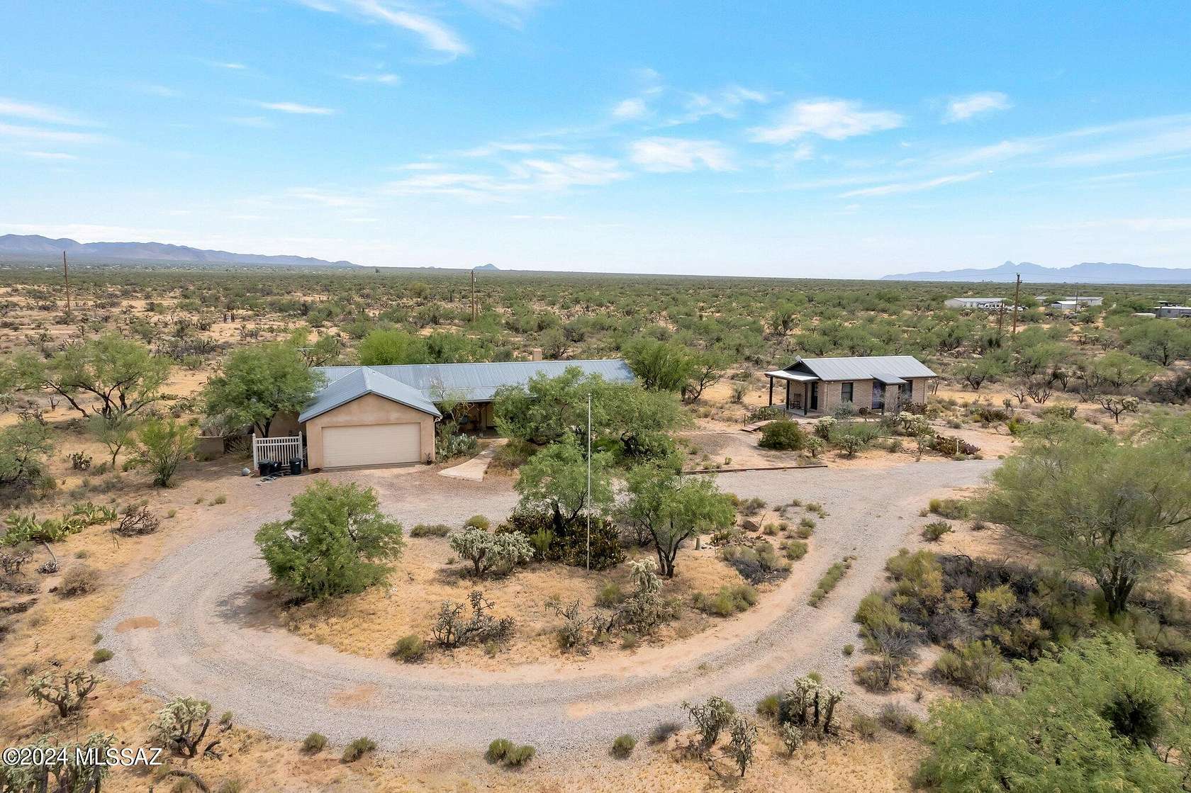 5 Acres of Residential Land with Home for Sale in Tucson, Arizona