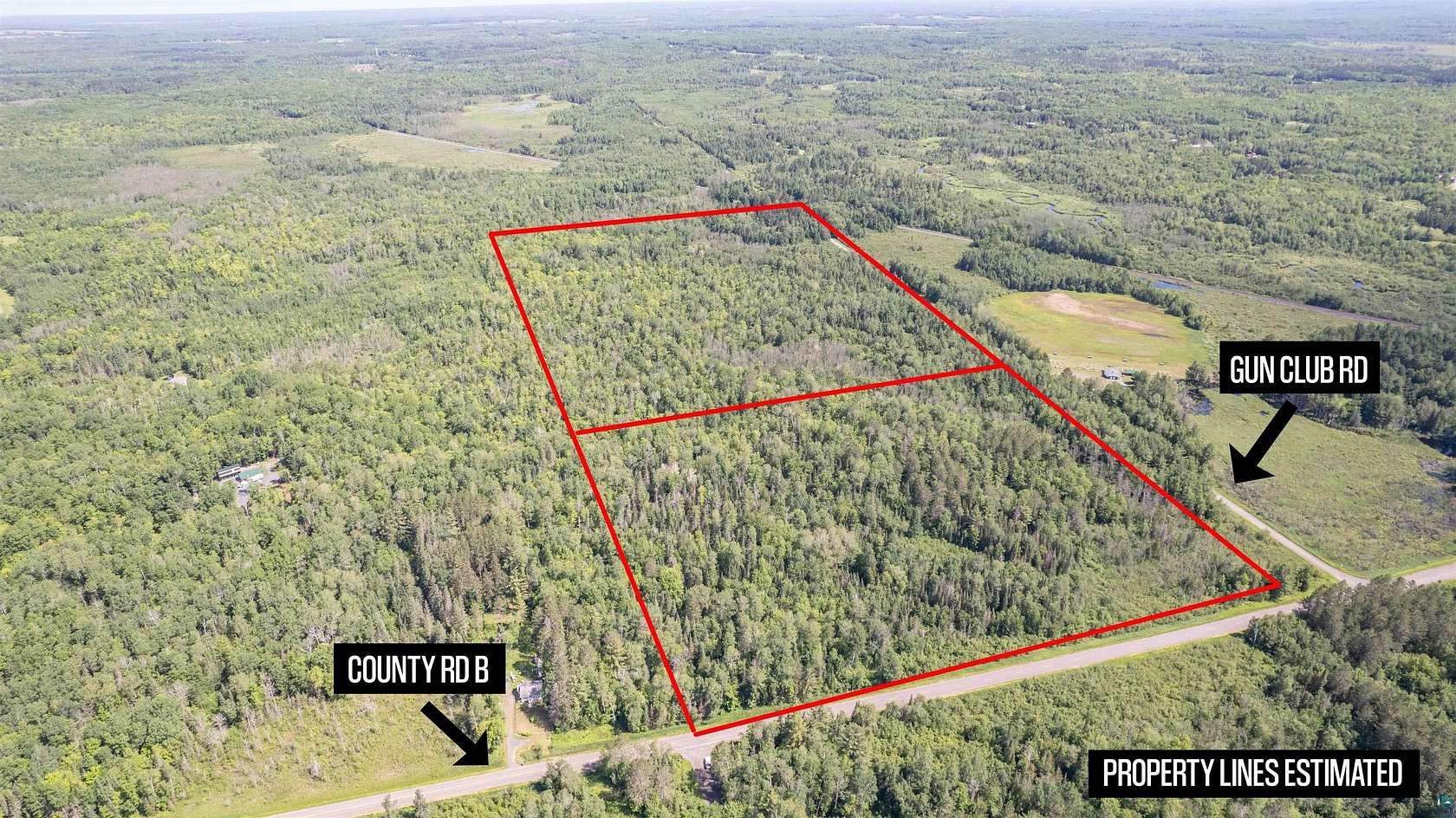 39.94 Acres of Recreational Land for Sale in Hawthorne, Wisconsin