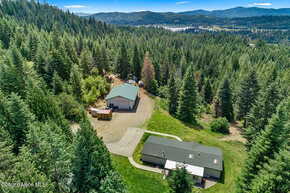 10.64 Acres of Land with Home for Sale in Rathdrum, Idaho