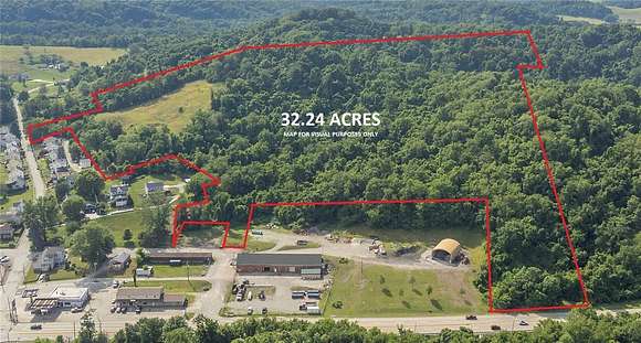 32.24 Acres of Mixed-Use Land for Sale in Perryopolis, Pennsylvania