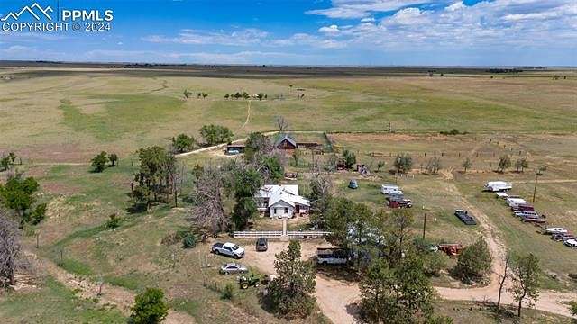 160 Acres of Agricultural Land with Home for Sale in Rush, Colorado