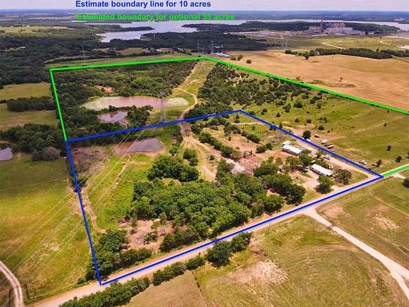 10 Acres of Land with Home for Sale in Konawa, Oklahoma