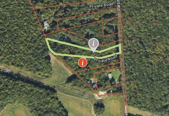 2.637 Acres of Residential Land for Sale in Rockville, Virginia