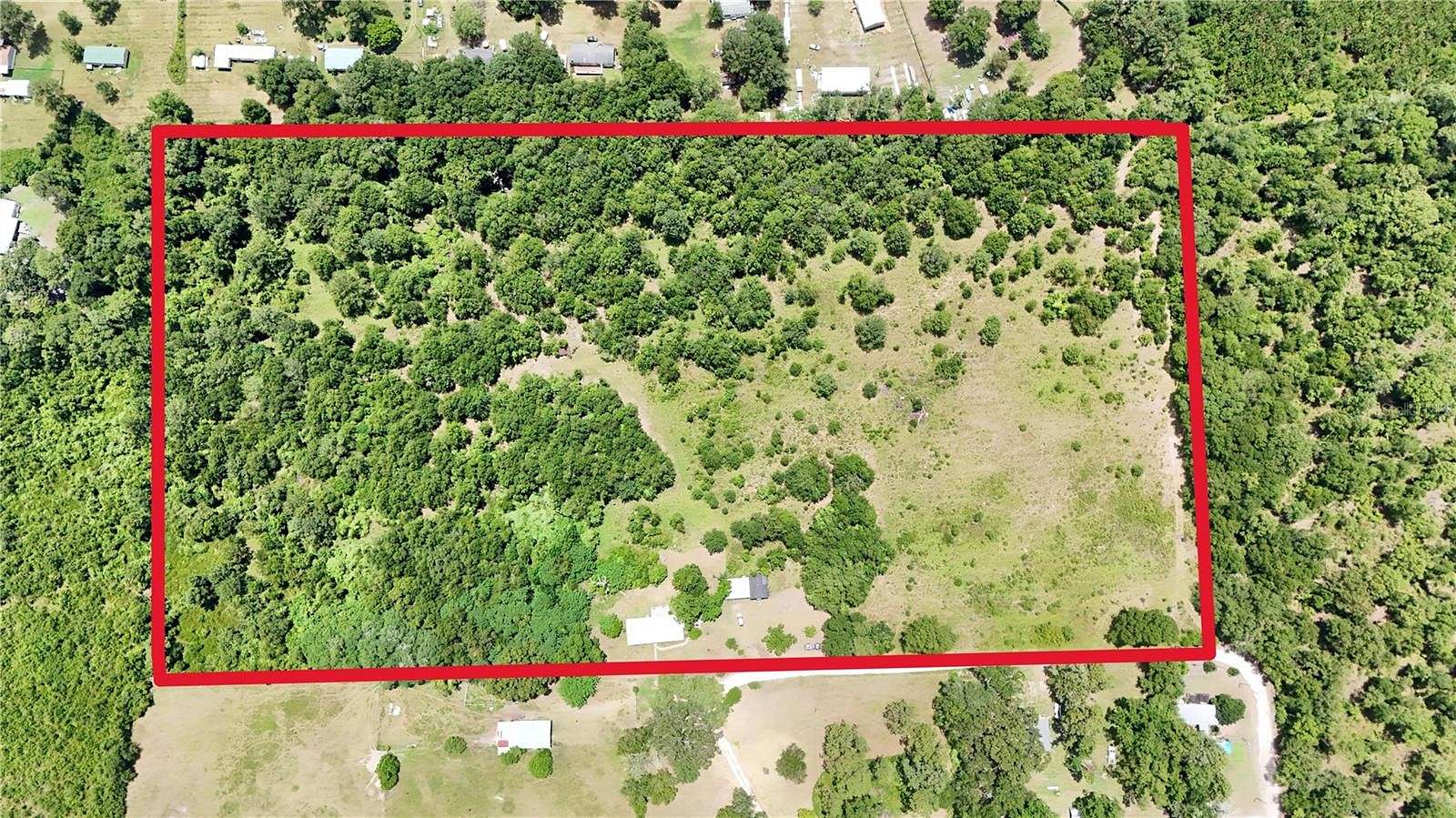 20 Acres of Agricultural Land with Home for Sale in Lake City, Florida