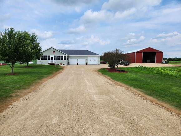 35.7 Acres of Agricultural Land with Home for Sale in Rio, Wisconsin