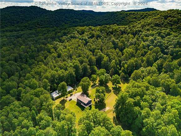 16 Acres of Land with Home for Sale in Clendenin, West Virginia