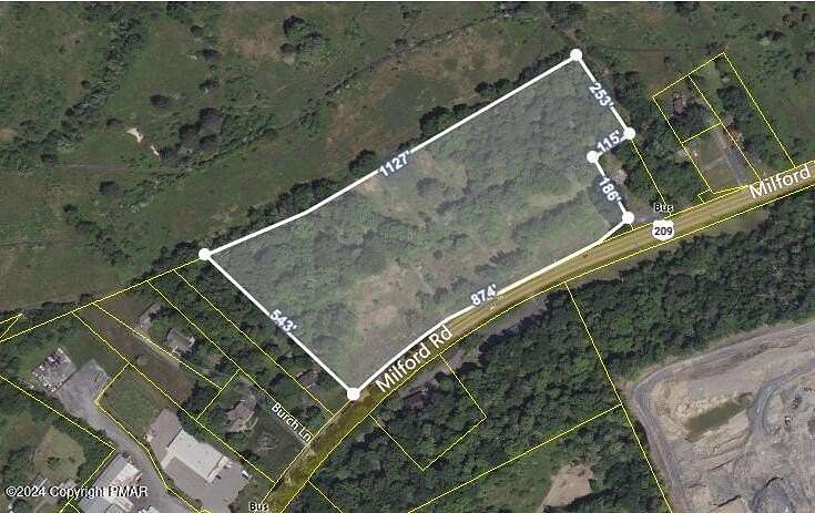 11.08 Acres of Mixed-Use Land for Sale in East Stroudsburg, Pennsylvania