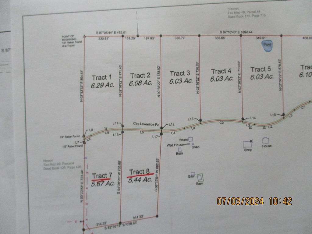 6.29 Acres of Residential Land for Sale in Buchanan, Tennessee