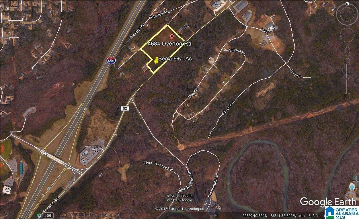 9 Acres of Commercial Land for Sale in Irondale, Alabama