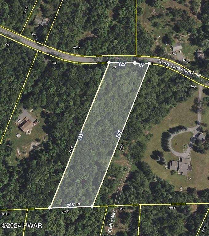 3.03 Acres of Residential Land for Sale in Henryville, Pennsylvania