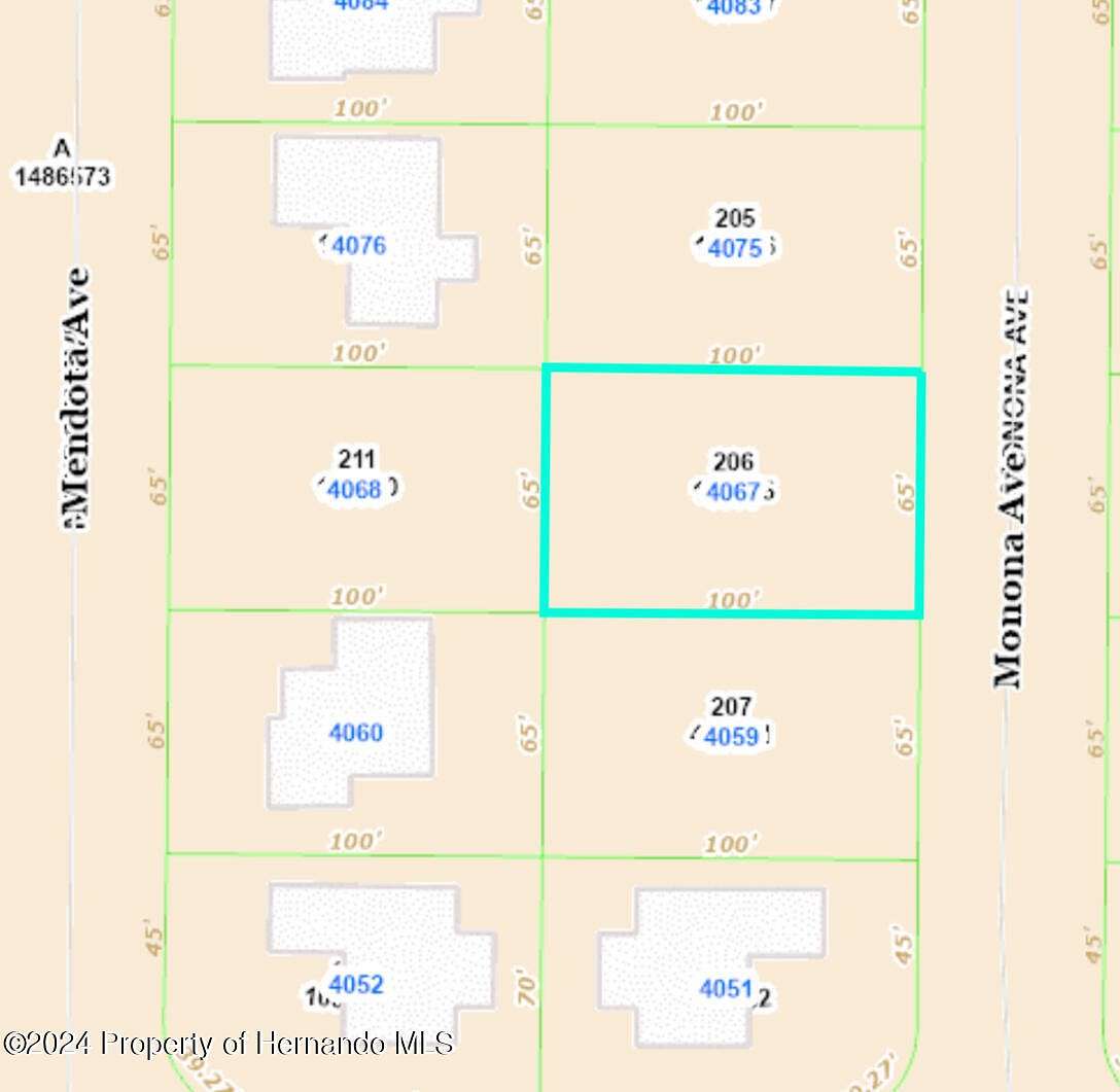 0.149 Acres of Residential Land for Sale in Spring Hill, Florida
