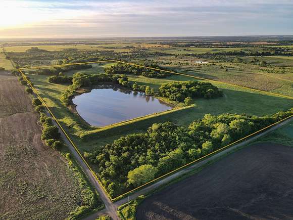 77.94 Acres of Land with Home for Sale in Winfield, Kansas