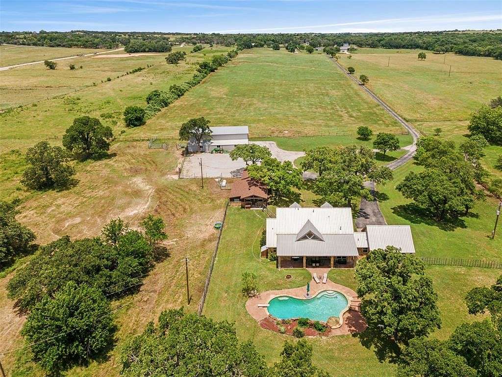 29.5 Acres of Agricultural Land with Home for Sale in Weatherford, Texas
