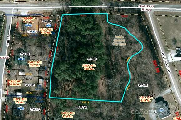 1.83 Acres of Residential Land for Sale in Spencer, North Carolina