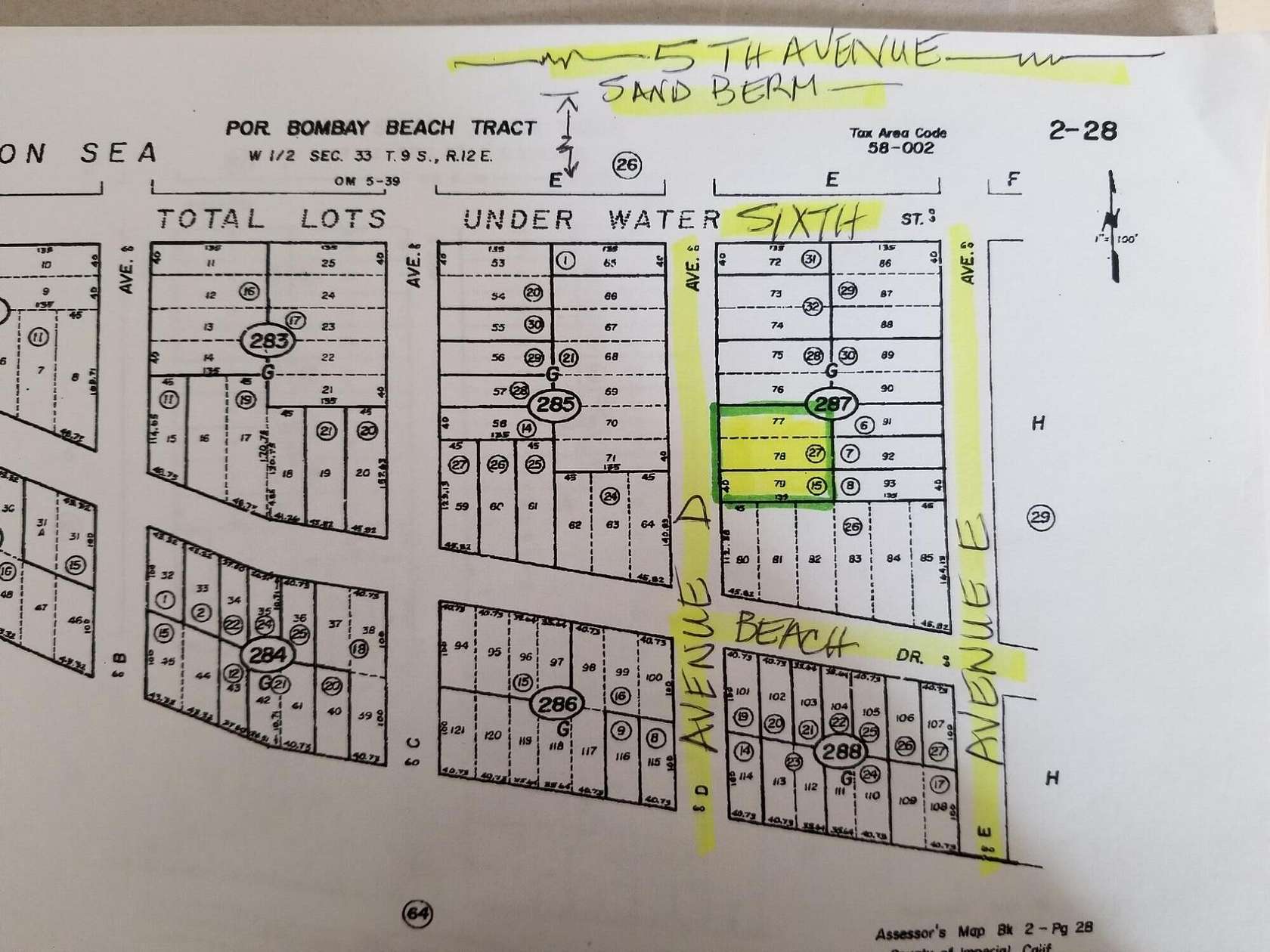 0.37 Acres of Land for Sale in Bombay Beach, California