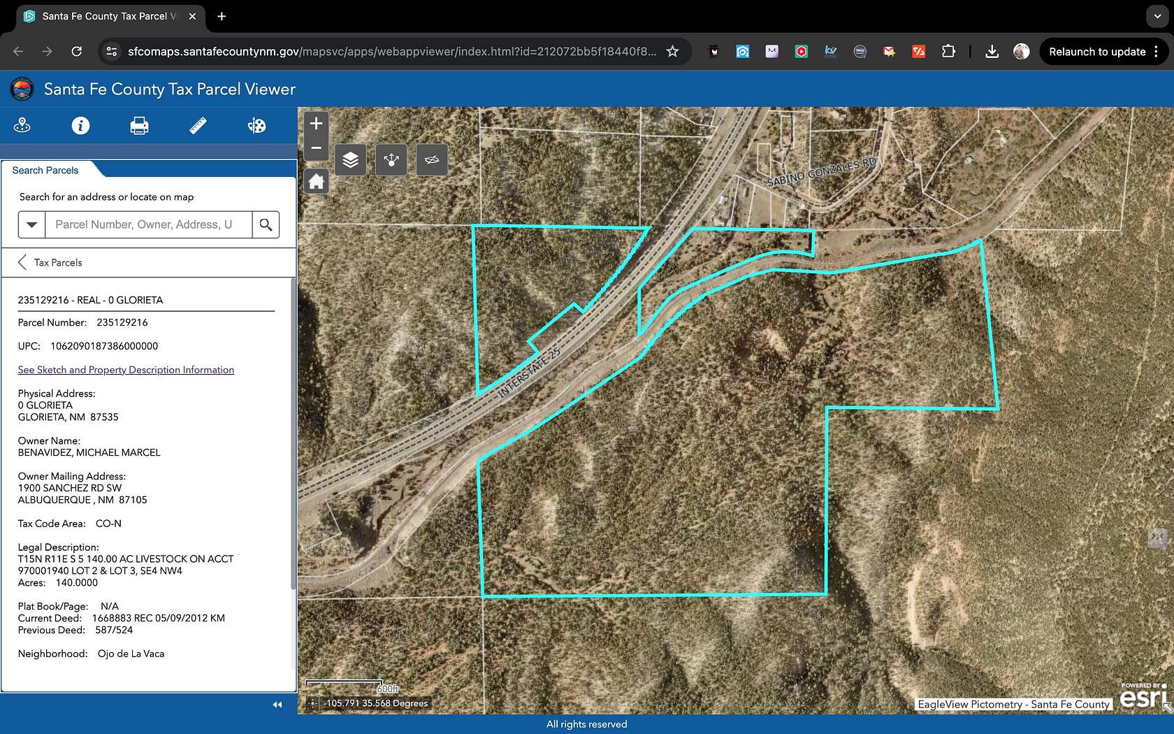 140 Acres of Land for Sale in Glorieta, New Mexico