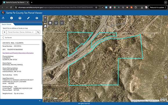 140 Acres of Land for Sale in Glorieta, New Mexico