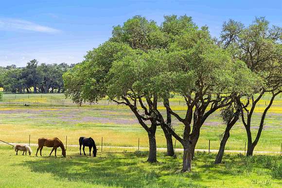 92.05 Acres of Agricultural Land with Home for Sale in Blanco, Texas