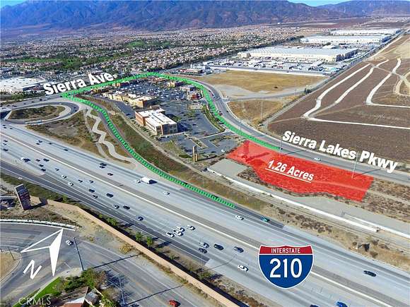 1.258 Acres of Commercial Land for Sale in Rialto, California