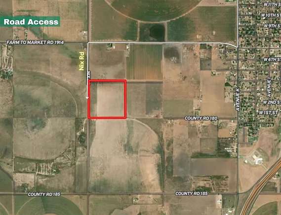 40 Acres of Recreational Land for Sale in Hale Center, Texas