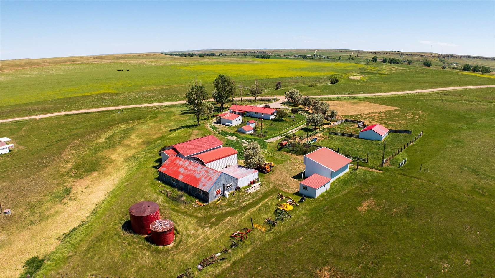 374.9 Acres of Land with Home for Sale in Winnett, Montana